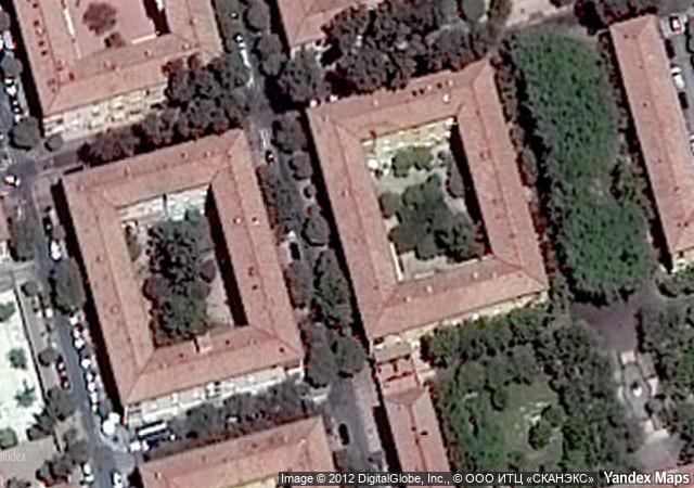 Vista aérea de vivienda en Murcia (Murcia)