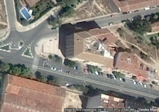 Vista aérea de garaje en Ibi (Alicante/Alacant)