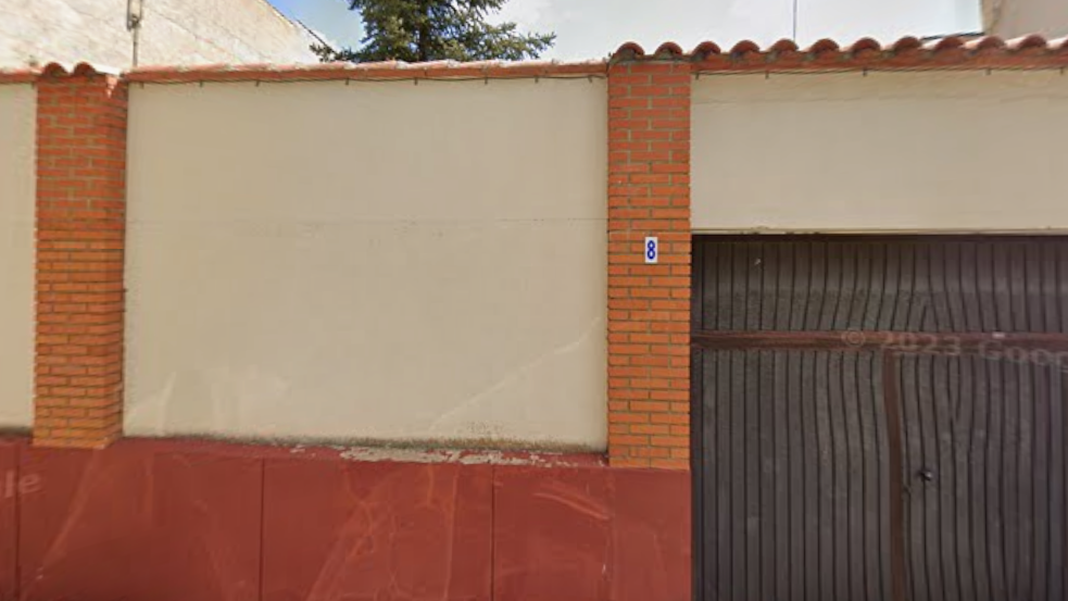 Vista aérea de vivienda en Moral de Calatrava (Ciudad Real)