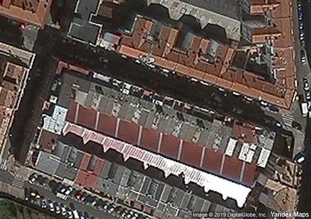 Vista aérea de vivienda en Madrd (Madrid)
