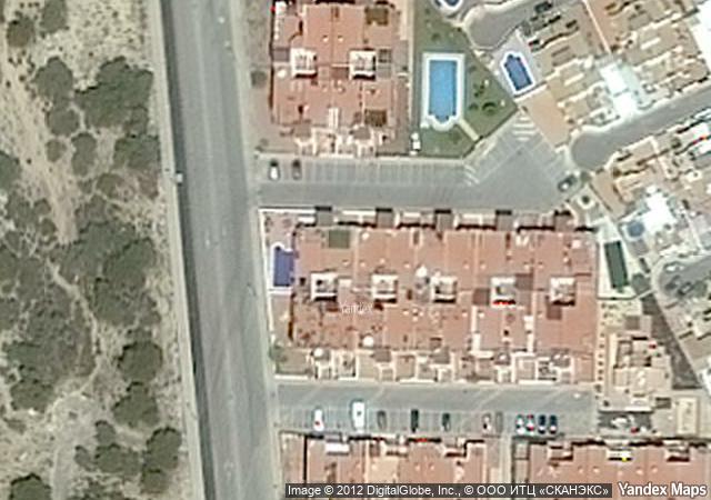 Vista aérea de vivienda en Orihuela (Alicante/Alacant)