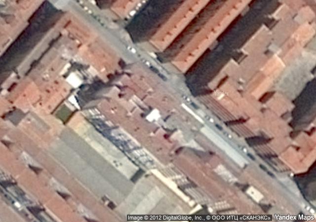 Vista aérea de vivienda en Alcoy (Alicante/Alacant)