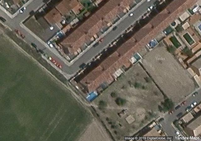 Vista aérea de vivienda en Yuncos (Toledo)