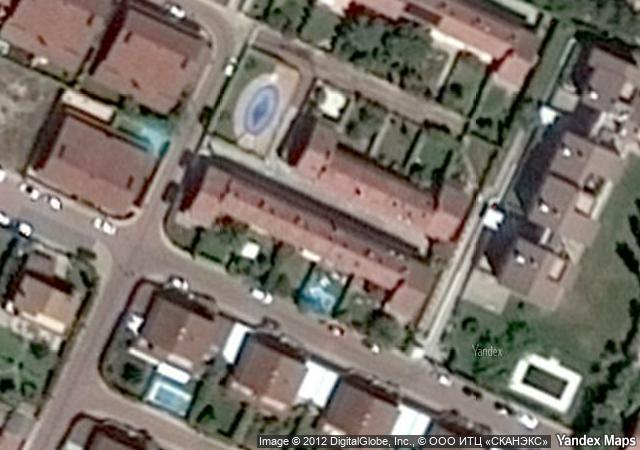 Vista aérea de vivienda en Zaragoza (Zaragoza)