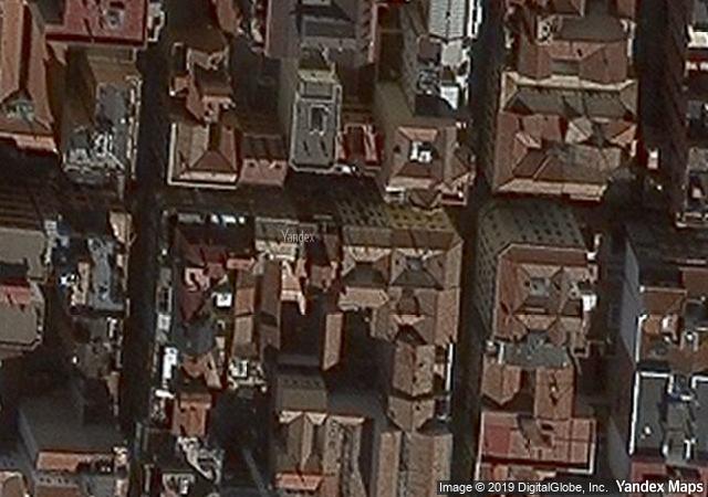 Vista aérea de vivienda en Madrid (Madrid)