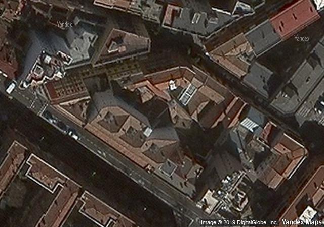 Vista aérea de vivienda en Madrid (Madrid)