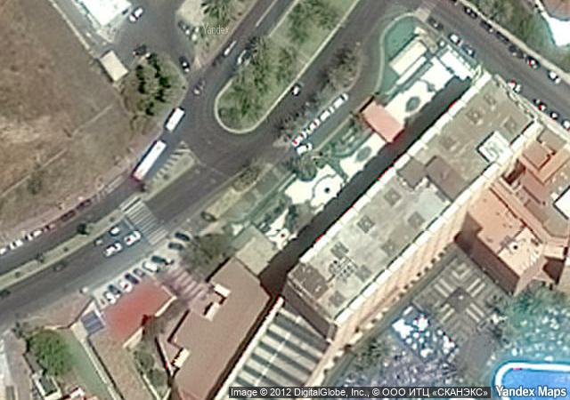 Vista aérea de inmueble en Benalmadena (Málaga)