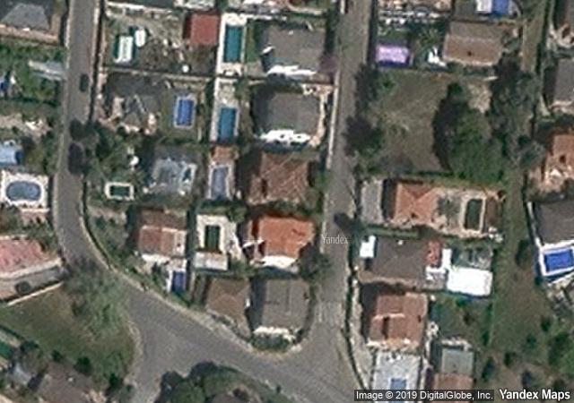 Vista aérea de vivienda en Casarrubios del Monte (Toledo)