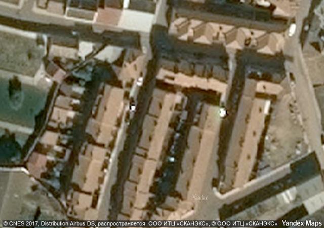 Vista aérea de vivienda en Torres de Berrellén (Zaragoza)