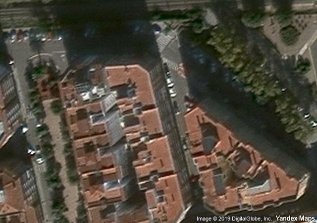 Vista aérea de vivienda en Cambrils (Tarragona)