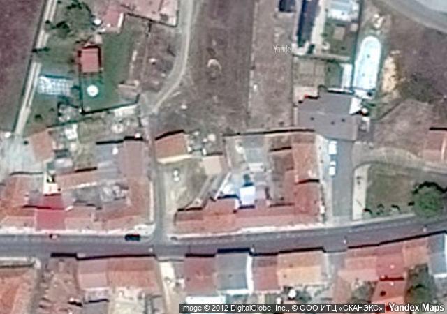 Vista aérea de vivienda en Ferral del Bernesga (León)