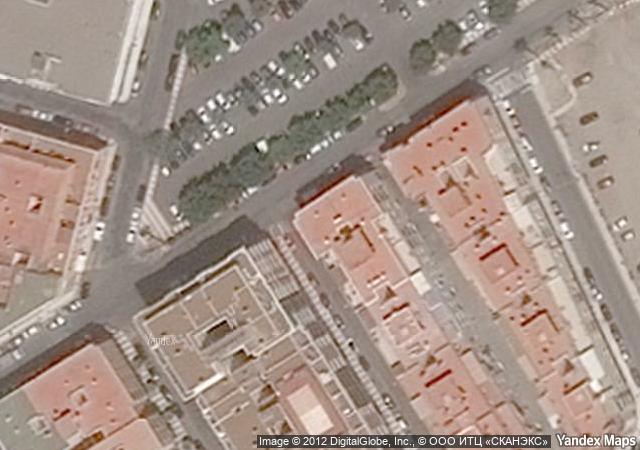 Vista aérea de vivienda en Roquetas de Mar (Almería)