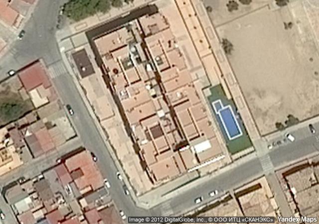 Vista aérea de garaje en Cartagena (Murcia)