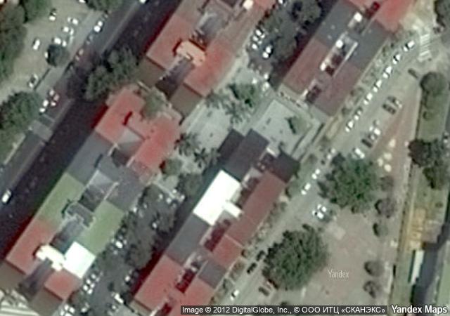 Vista aérea de vivienda en Huelva (Huelva)