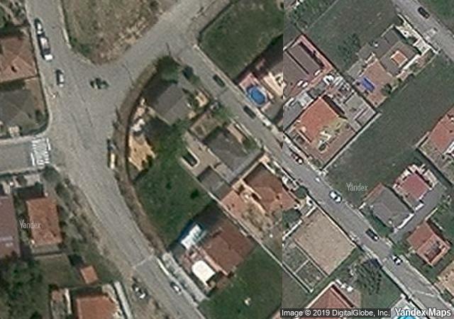 Vista aérea de vivienda en Sant Jaume dels Domenys (Tarragona)