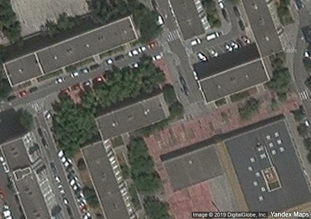 Vista aérea de vivienda en Sabadell (Barcelona)