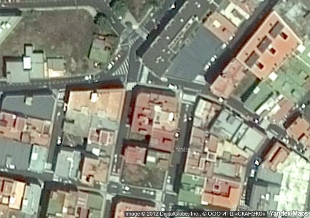 Vista aérea de garaje en San Cristóbal de La Laguna (Santa Cruz de Tenerife)