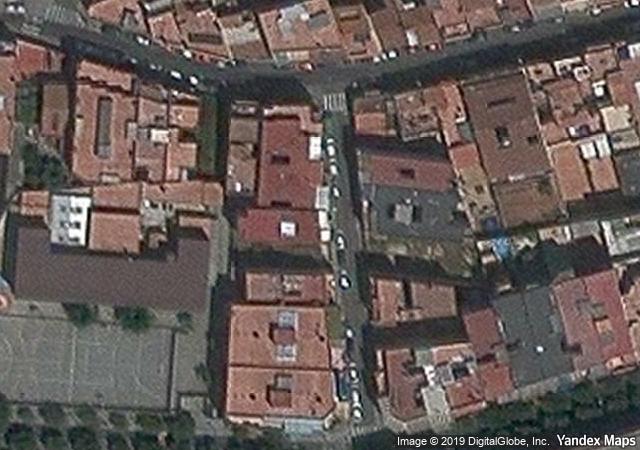 Vista aérea de vivienda en Santa Coloma de Gramenet (Barcelona)