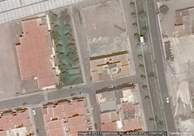 Vista aérea de vivienda en Roquetas de Mar (Almería)