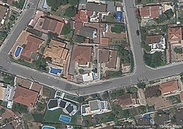 Vista aérea de vivienda en Cubelles (Barcelona)