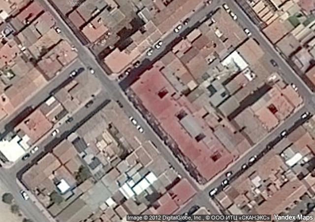Vista aérea de vivienda en Alcantarilla (Murcia)