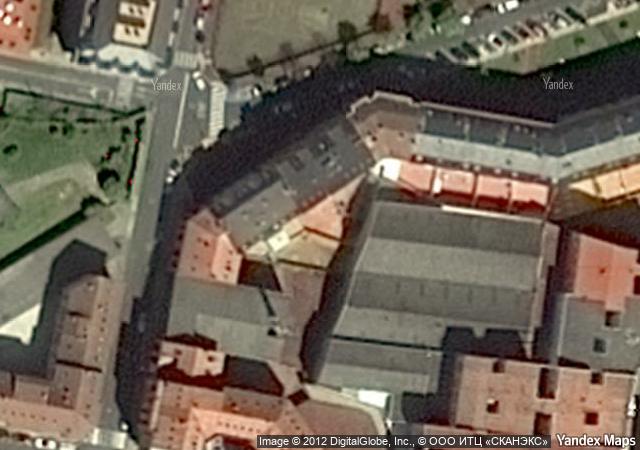 Vista aérea de vivienda en Culleredo (A Coruña)