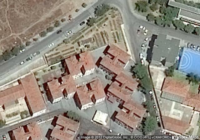 Vista aérea de vivienda en Malaga (Málaga)