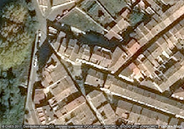 Vista aérea de vivienda en Mediona (Barcelona)