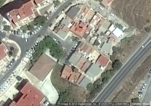 Vista aérea de vivienda en Málaga (Málaga)