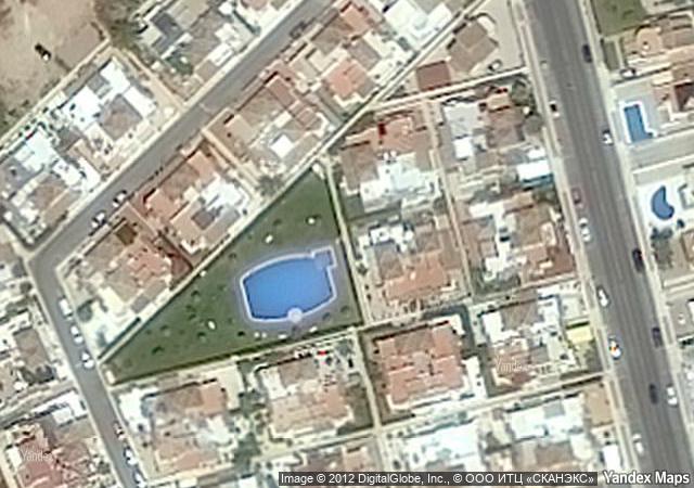 Vista aérea de vivienda en Orihuela (Alicante/Alacant)
