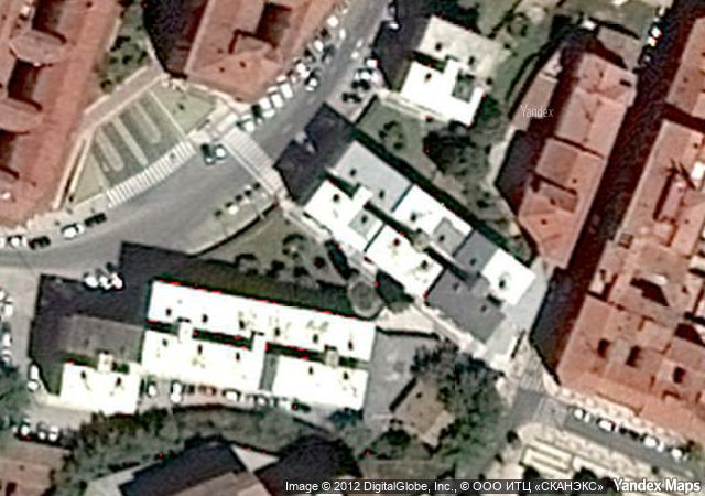 Vista aérea de vivienda en Zaragoza (Zaragoza)
