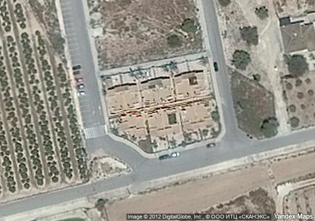 Vista aérea de vivienda en Los Montesinos (Alicante/Alacant)