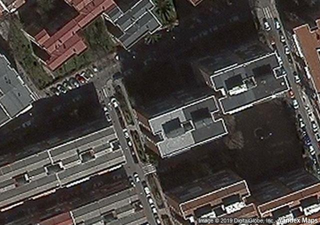Vista aérea de vivienda en Móstoles (Madrid)