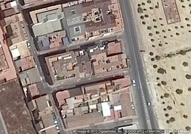 Vista aérea de vivienda en Murcia (Murcia)