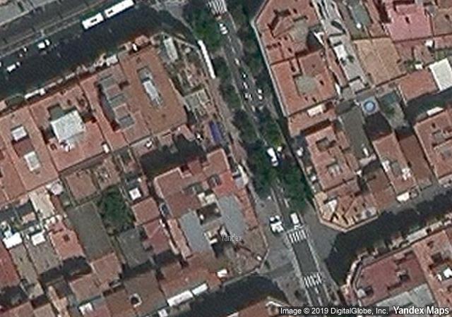 Vista aérea de vivienda en Santa Coloma de Gramenet (Barcelona)