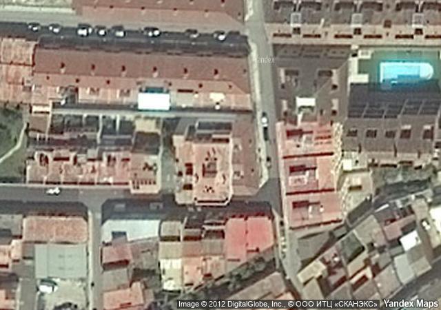 Vista aérea de garaje en Polinya de Xuquer (Valencia/València)
