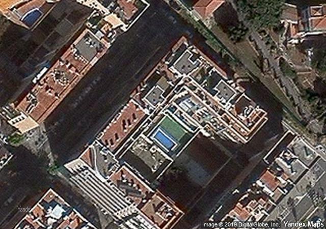 Vista aérea de vivienda en Mataró (Barcelona)