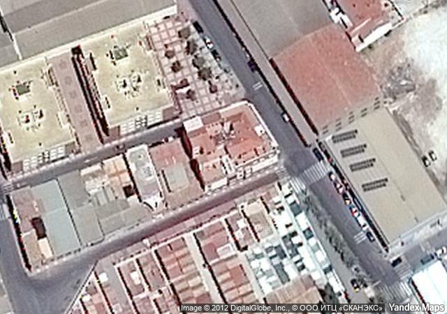 Vista aérea de vivienda en Murcia (Murcia)