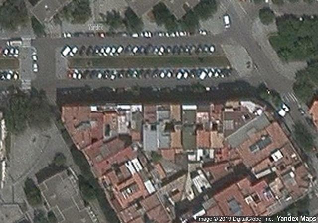 Vista aérea de vivienda en L'hospitalet de Llobregat (Barcelona)