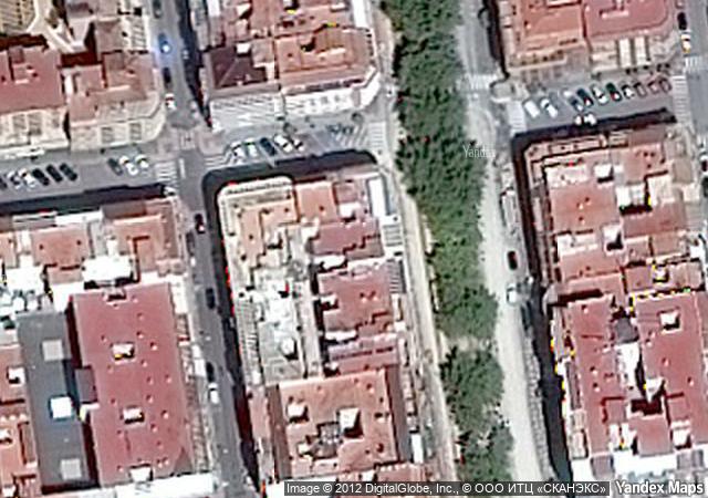 Vista aérea de vivienda en Orihuela (Alicante/Alacant)