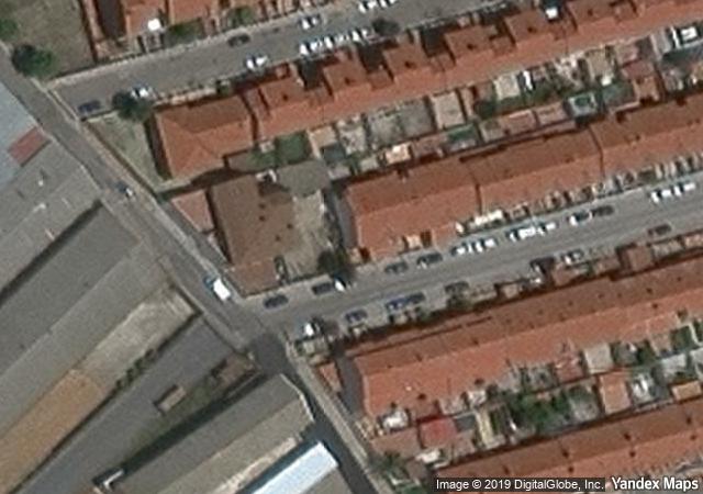 Vista aérea de vivienda en Pantoja (Toledo)