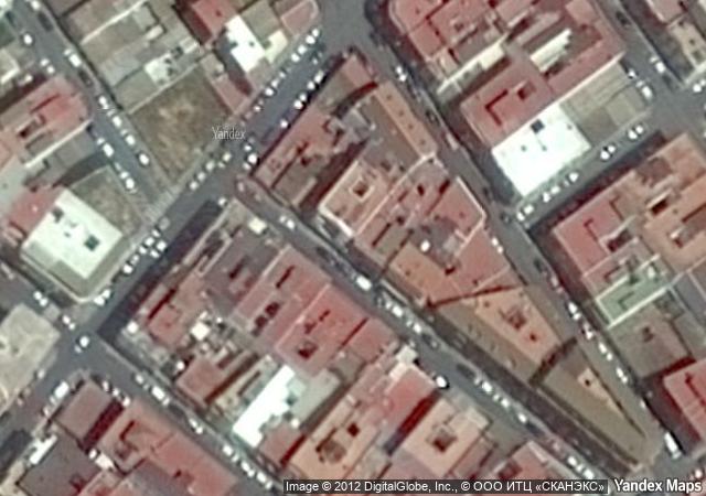 Vista aérea de vivienda en Huelva (Huelva)