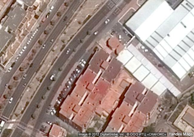 Vista aérea de vivienda en Almería (Almería)
