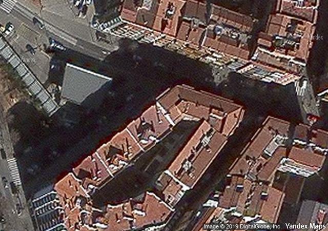 Vista aérea de vivienda en Mataró (Barcelona)