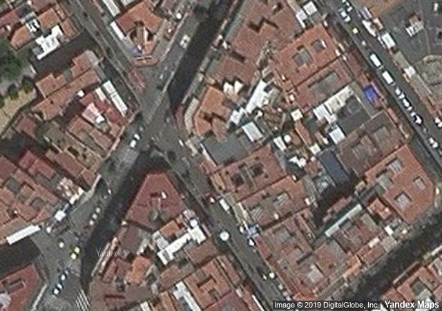 Vista aérea de garaje en L'hospitalet de Llobregat (Barcelona)