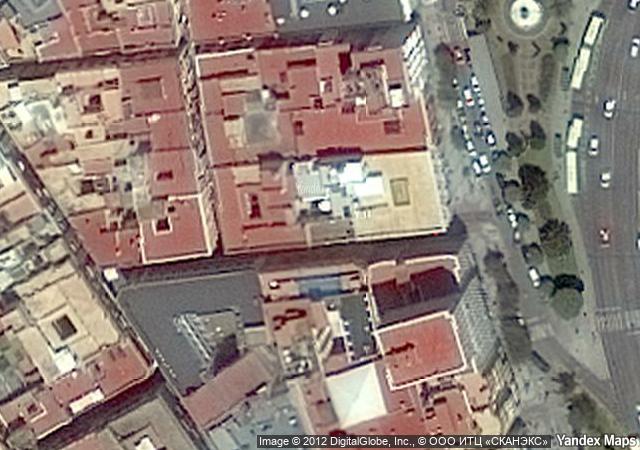 Vista aérea de vivienda en Cadiz (Cádiz)
