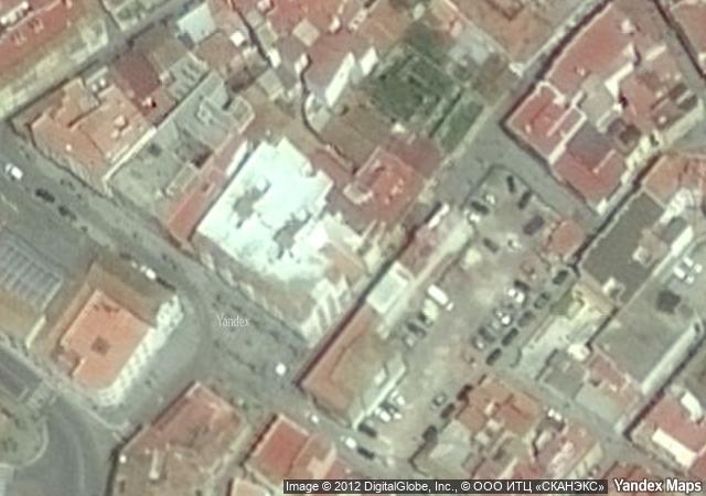 Vista aérea de vivienda en Algeciras (Cádiz)