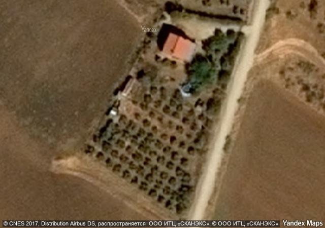 Vista aérea de finca rústica en Mengabril (Badajoz)