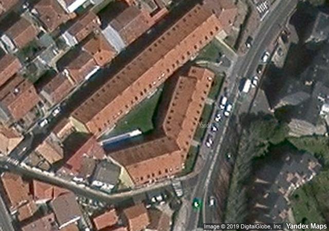 Vista aérea de garaje en Guadarrama (Madrid)