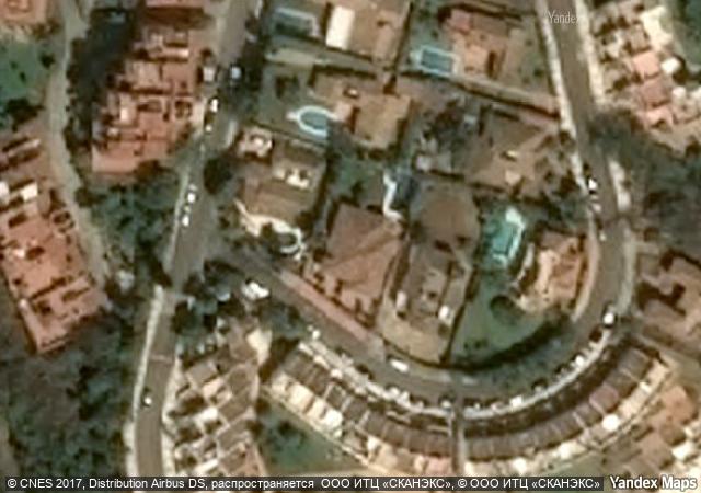 Vista aérea de vivienda en Marbella (Málaga)